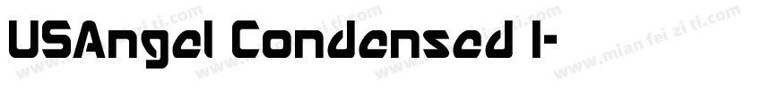 USAngel Condensed I字体转换